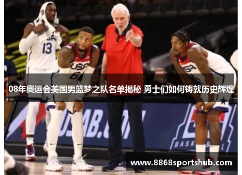 08年奥运会美国男篮梦之队名单揭秘 勇士们如何铸就历史辉煌